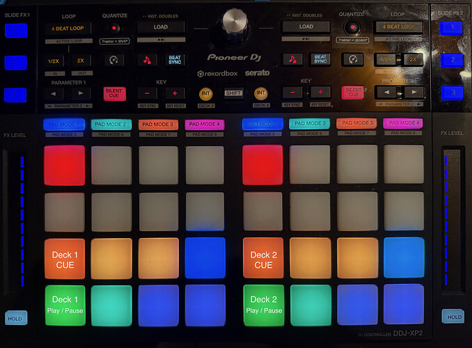 Djay with DDJ-XP2 - Deck 1 & 2
