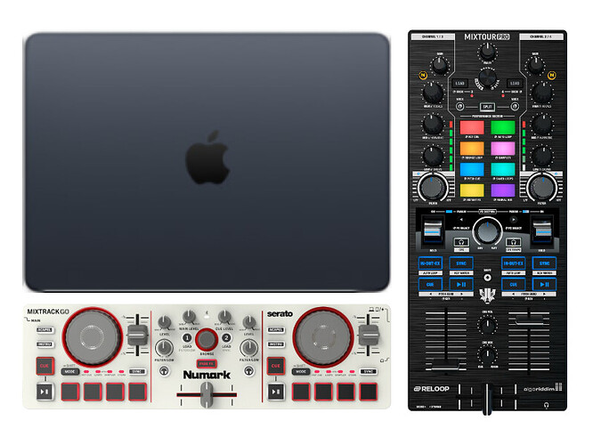 Mixtrack Go + Mixtour Pro