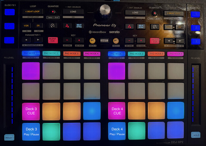 Djay with DDJ-XP2 - Deck 3 & 4