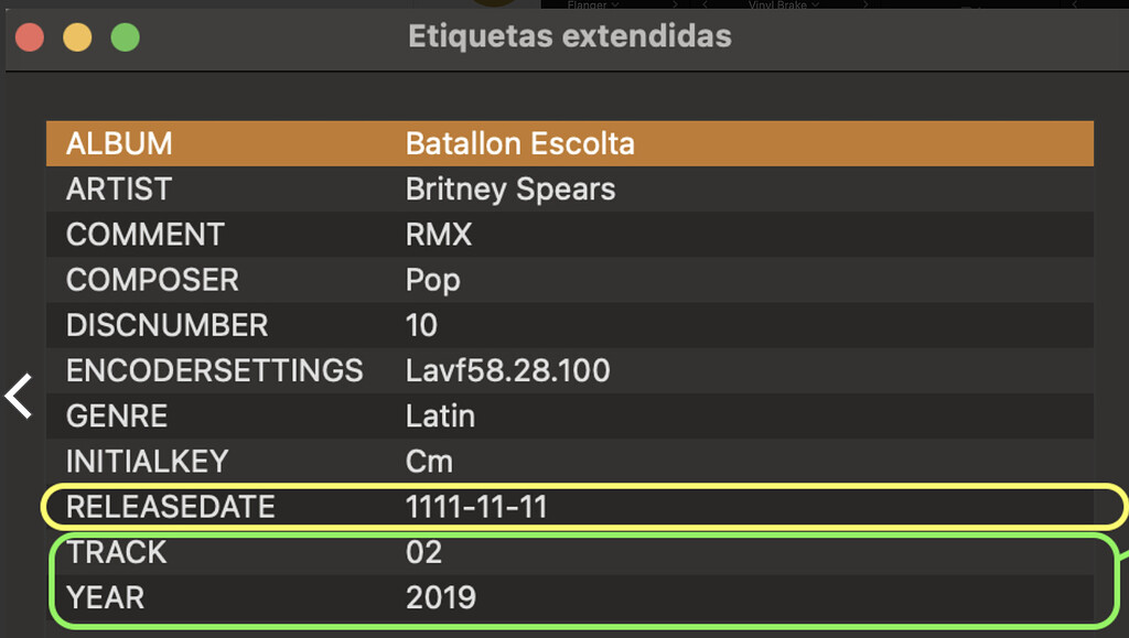"Release Date" and other metadata tags not reading correctly - Bug ...