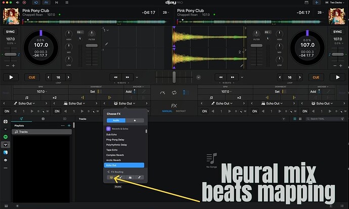 Neural Mix Beats mapping