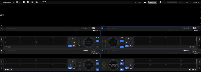 rekordbox four decks