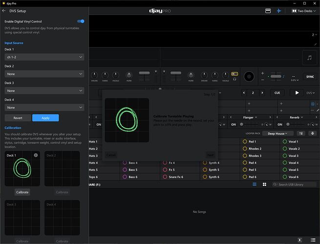 DVS Interface non responsive