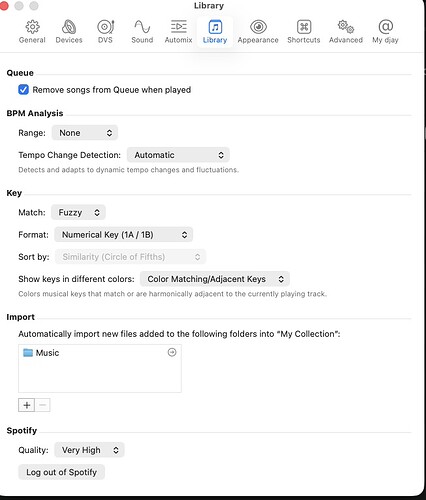 djay pro settings